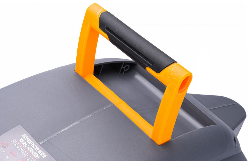 Tambur automat pentru furtun de grădină Powermat PM-ABNW-35M, 35 m, montaj pe perete