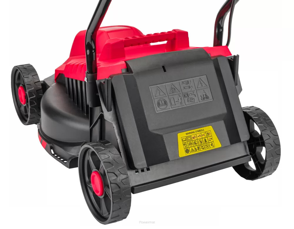 Mașină de tuns iarba electrică Red Technic 2200 W, 32 cm, coș 30 L RTKSE0027