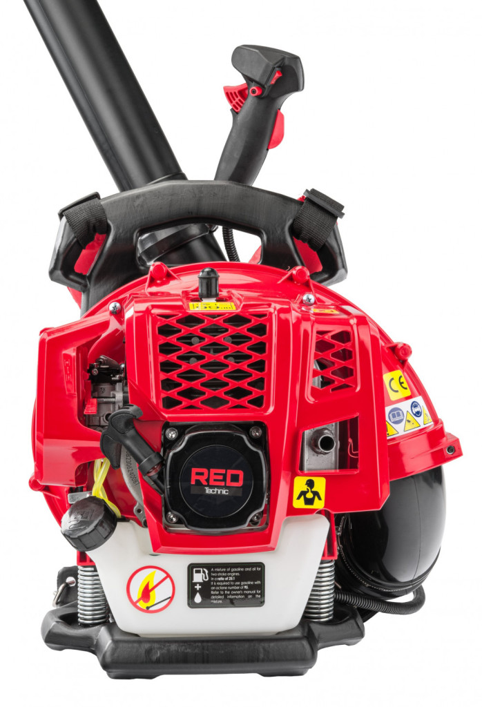 Suflantă frunze pe benzină Red Technic 3,8 CP, tip rucsac, 1360 m³/h