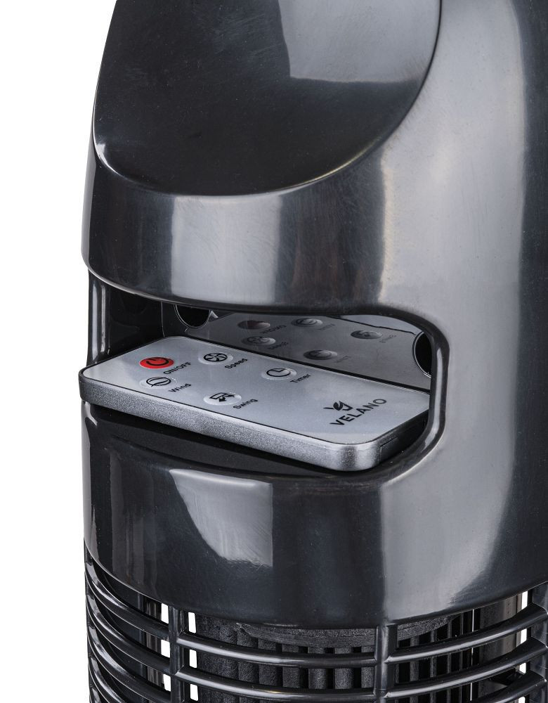 Ventilator coloană Velano VELWEK0004 50W cu telecomandă, oscilație și timer