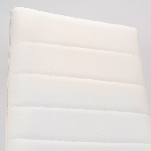 Set dining Leziter Midland 4+1, alb-gri, masa sticla securizata 120x70