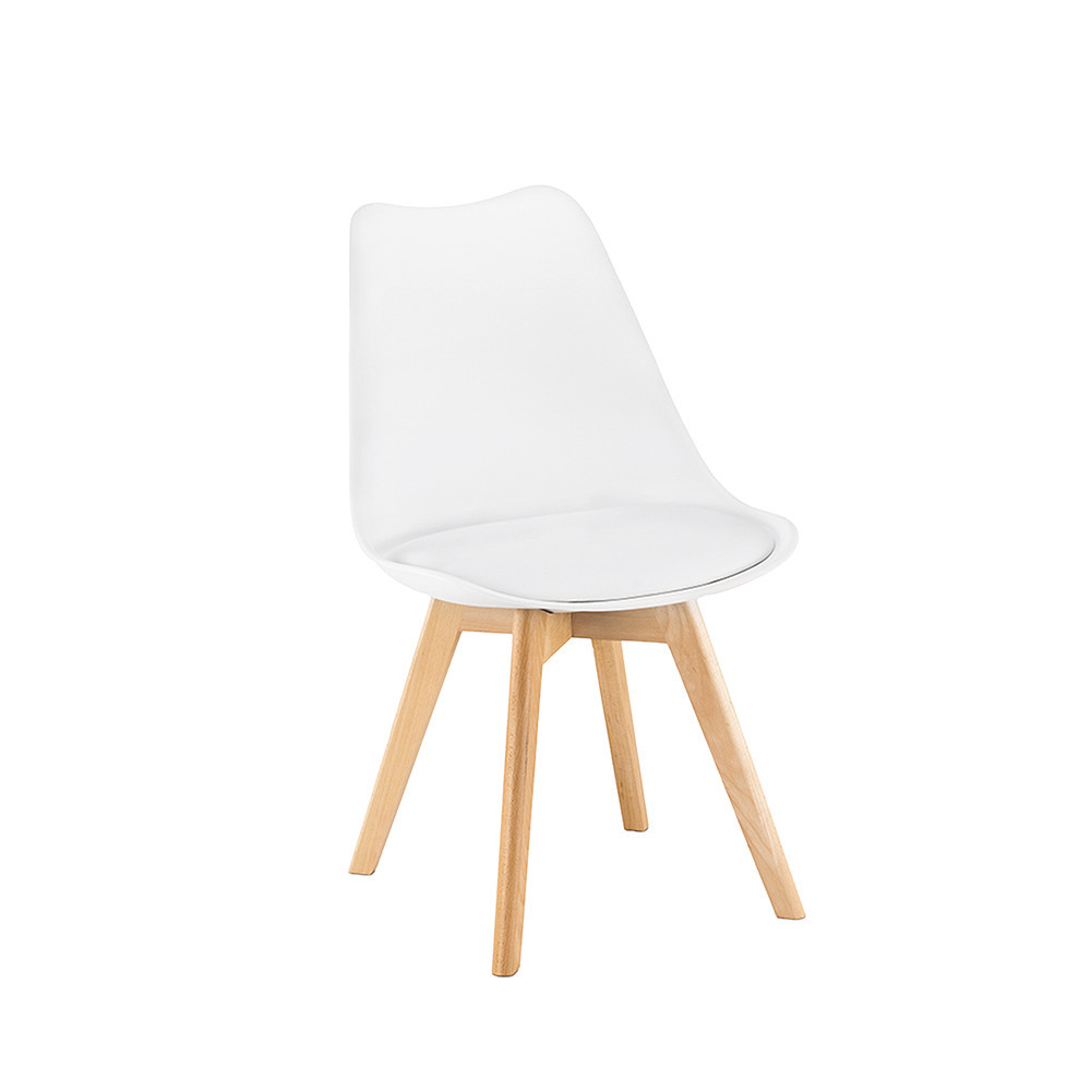 Set de dining Leziter Nuvia 6+1 alb, masă din sticlă 140x80 cm