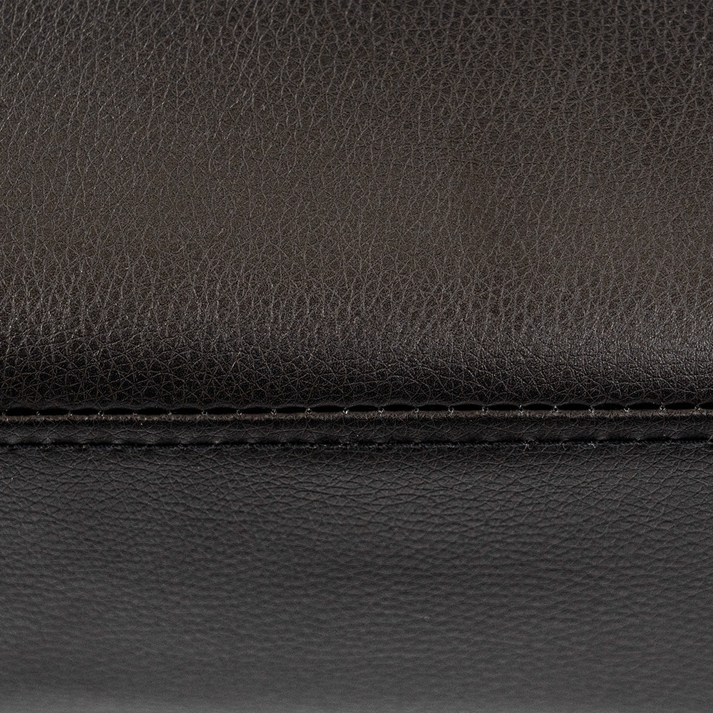 Set masă dining Leziter Megan 4+1, alb-negru, masă 140x80 cm + 4 scaune