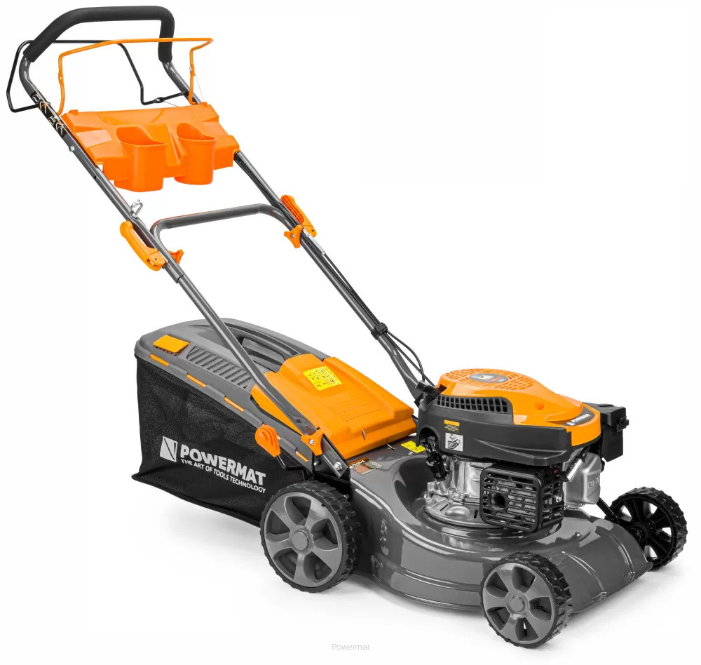 Mașină de tuns iarba pe benzină autopropulsată Powermat 149cc, 5 în 1, 40 L