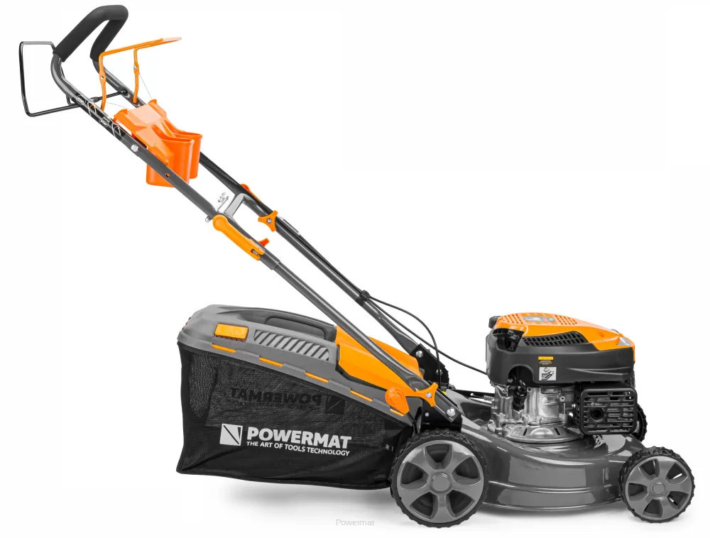 Mașină de tuns iarba pe benzină autopropulsată Powermat 149cc, 5 în 1, 40 L