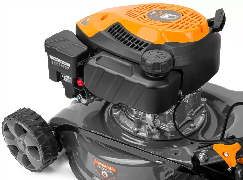 Mașină de tuns iarba pe benzină autopropulsată Powermat 149cc, 5 în 1, 40 L
