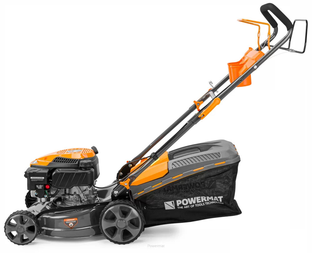 Mașină de tuns iarba pe benzină autopropulsată Powermat 149cc, 5 în 1, 40 L