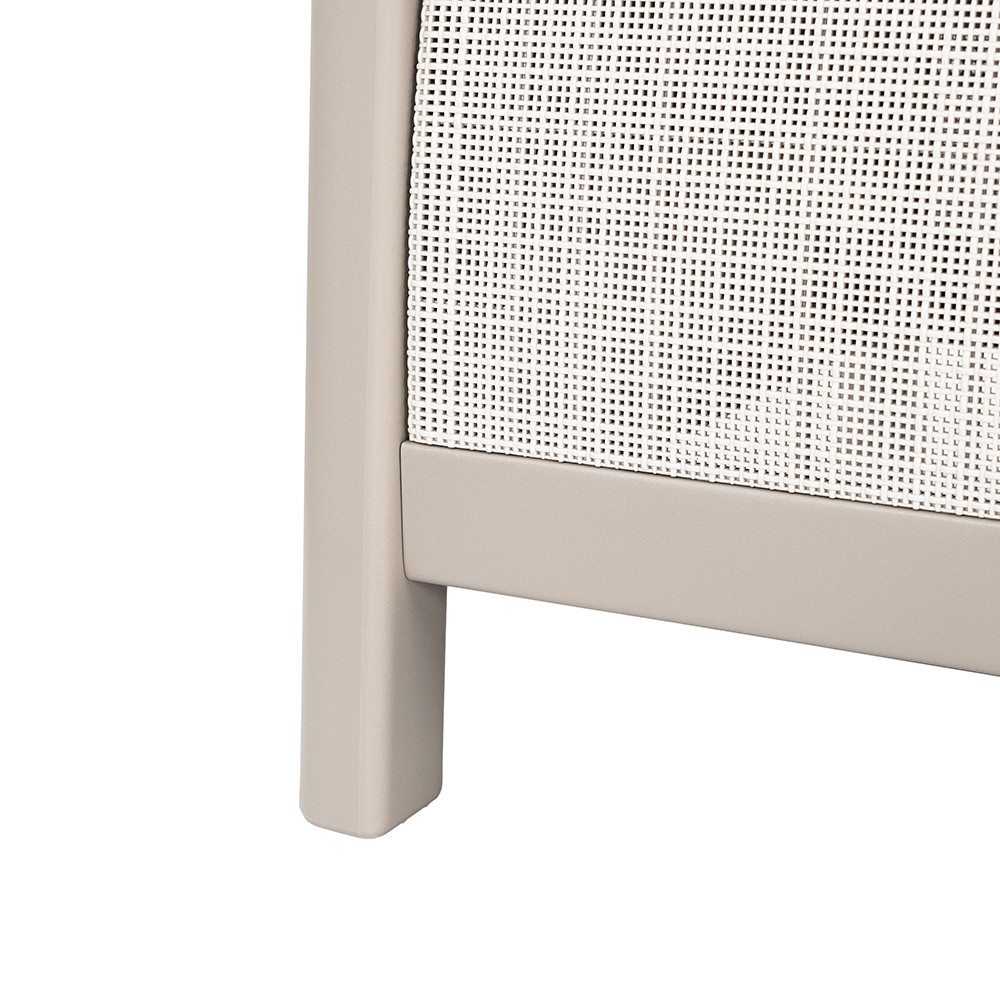 Canapea de grădină Curver Scandi Linea 2 locuri, gri-bej pietriș