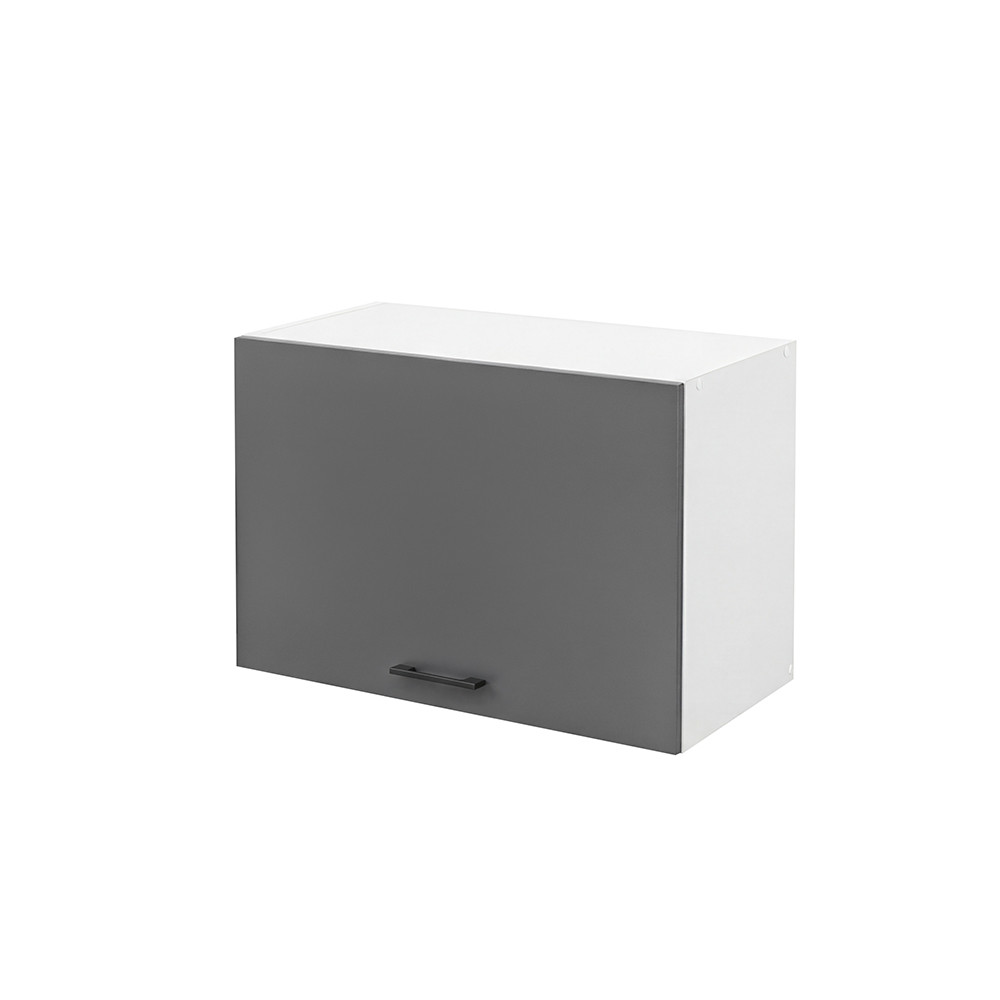 Leziter Praktik 60 unitate de perete cu 1 ușă cu deschidere, alb-antracit