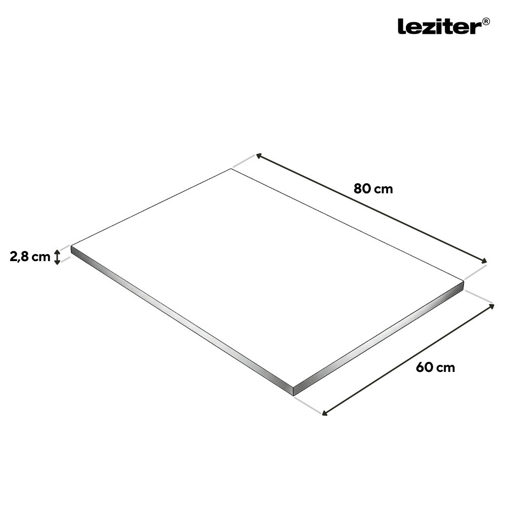 Leziter Praktik 80 blat de bucătărie stejar sonoma