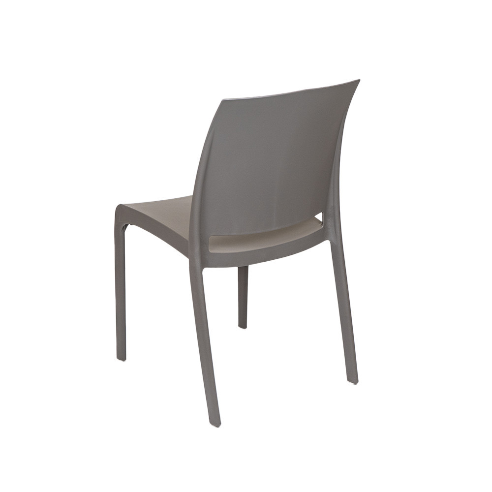 Scaun de grădină Leziter Volare din plastic, culoare cappuccino (taupe)
