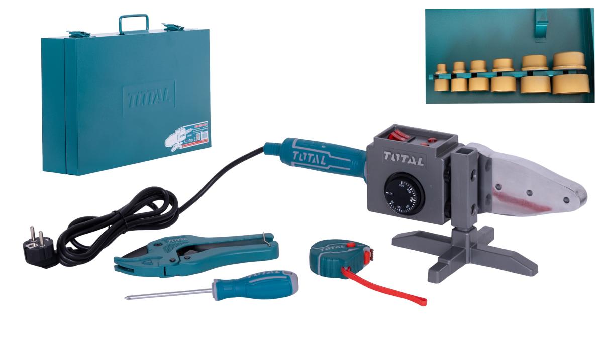 Mașină de sudat țevi PPR/PE Total 800/1500W industrială, resigilată