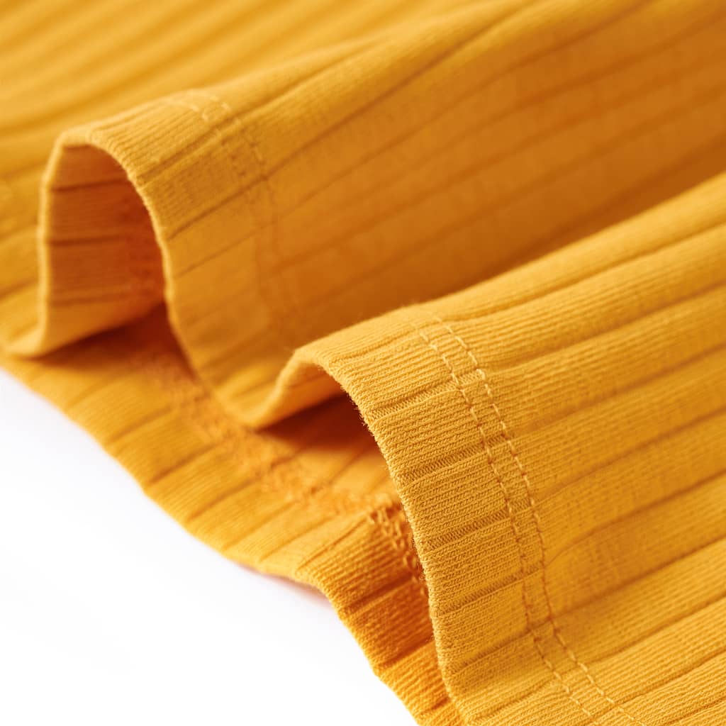 Tricou pentru copii cu mâneci lungi, ocru, 92 GartenMobel Dekor