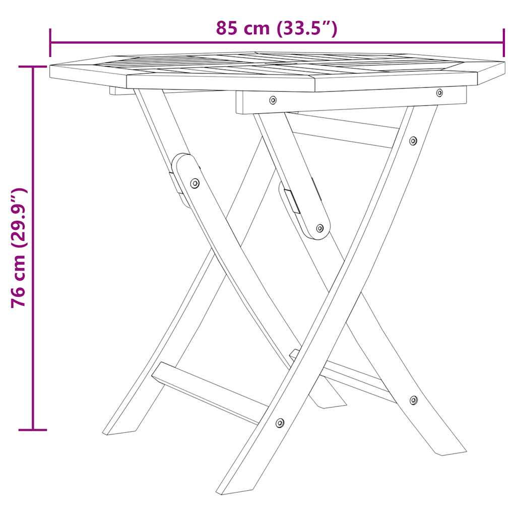 Set mobilier de grădină, 5 piese, lemn masiv de tec GartenMobel Dekor