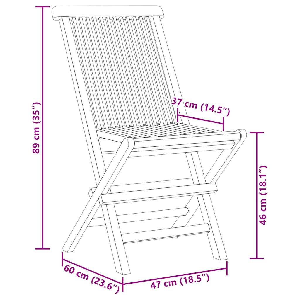 Set mobilier de grădină, 5 piese, lemn masiv de tec GartenMobel Dekor
