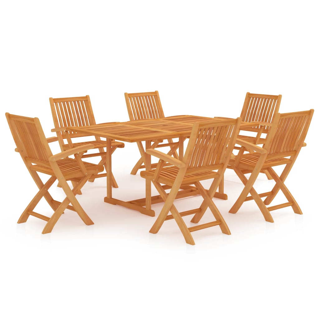 Set mobilier grădină, 7 piese, lemn masiv de tec GartenMobel Dekor