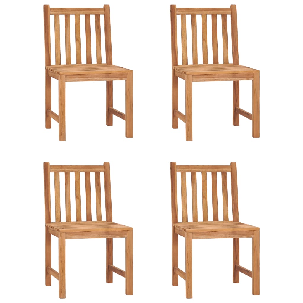Set de mobilier de grădină cu 5 piese, 80x80 cm, lemn masiv de tec GartenMobel Dekor
