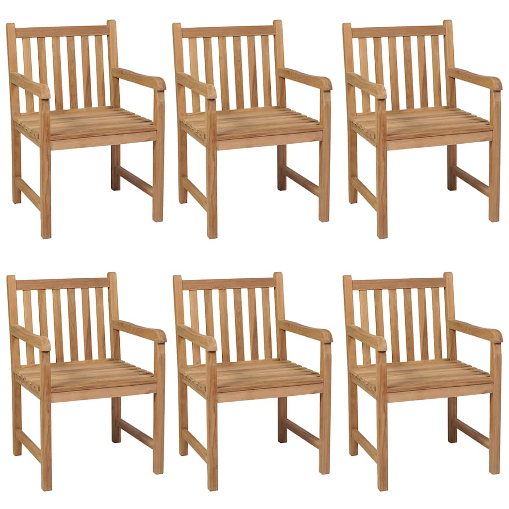 Set de mobilier de grădină cu 7 piese, 140x80 cm, lemn masiv de tec GartenMobel Dekor