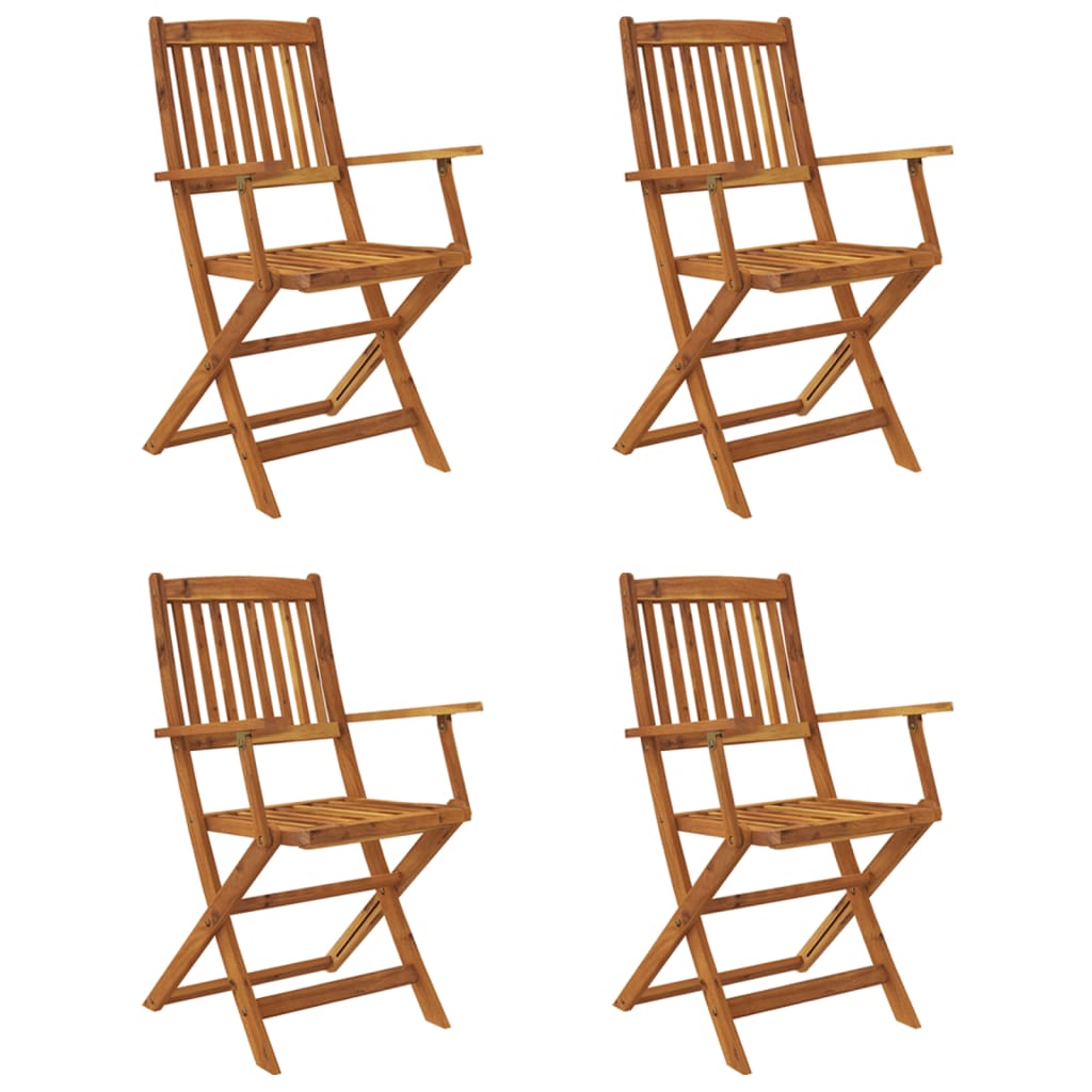 Set mobilier de grădină pliabil, 5 piese, lemn masiv acacia GartenMobel Dekor