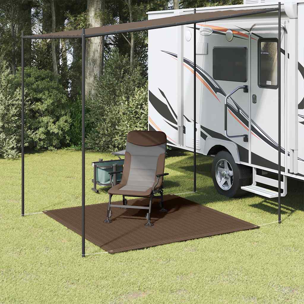 Covor pentru cort, maro, 200x200 cm GartenMobel Dekor