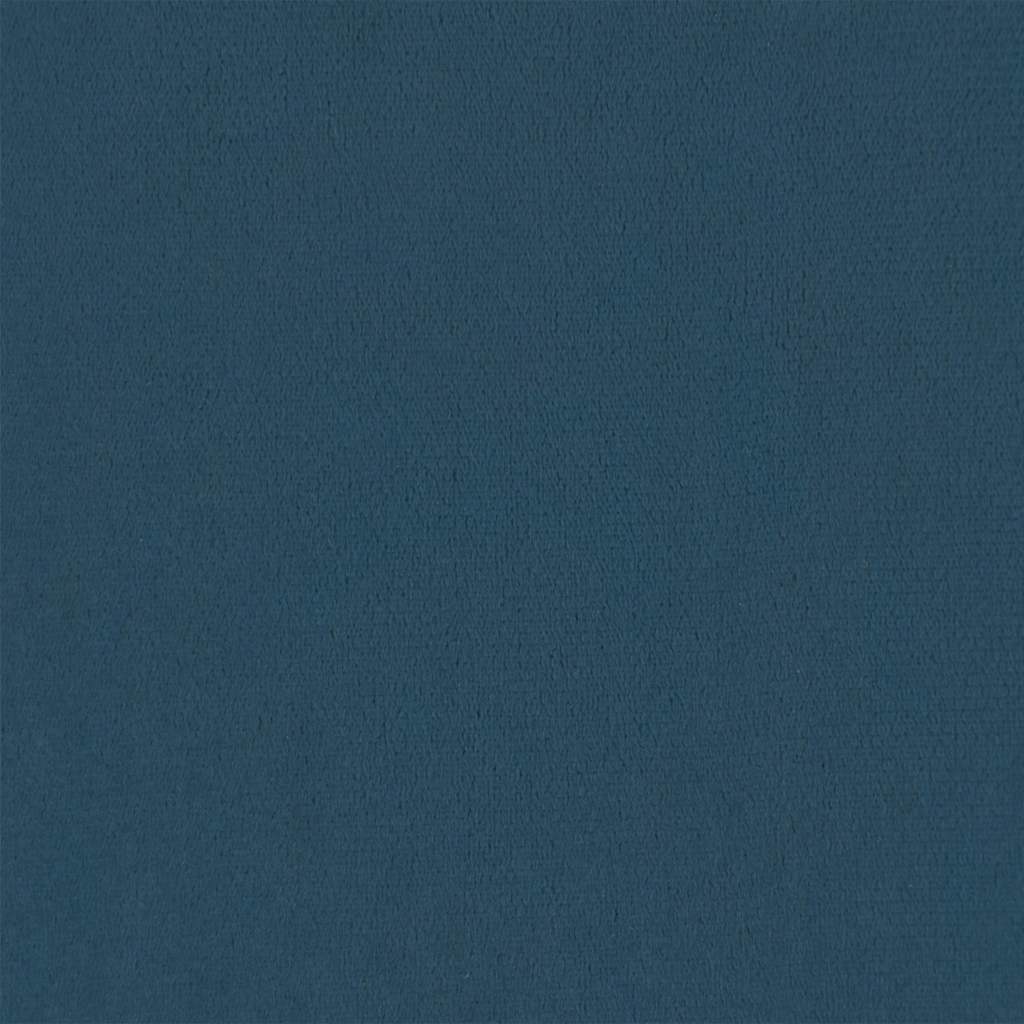 Pat box spring cu saltea, albastru închis, 180x200 cm, catifea GartenMobel Dekor