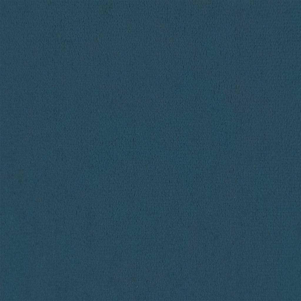 Pat box spring cu saltea, albastru închis, 80x200 cm, catifea GartenMobel Dekor