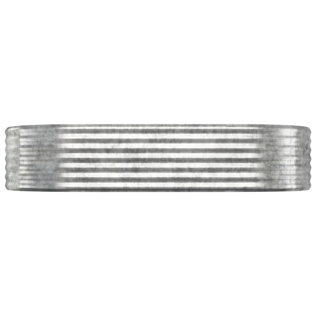 Strat înălțat grădină 175x100x36 cm oțel galvanizat GartenMobel Dekor