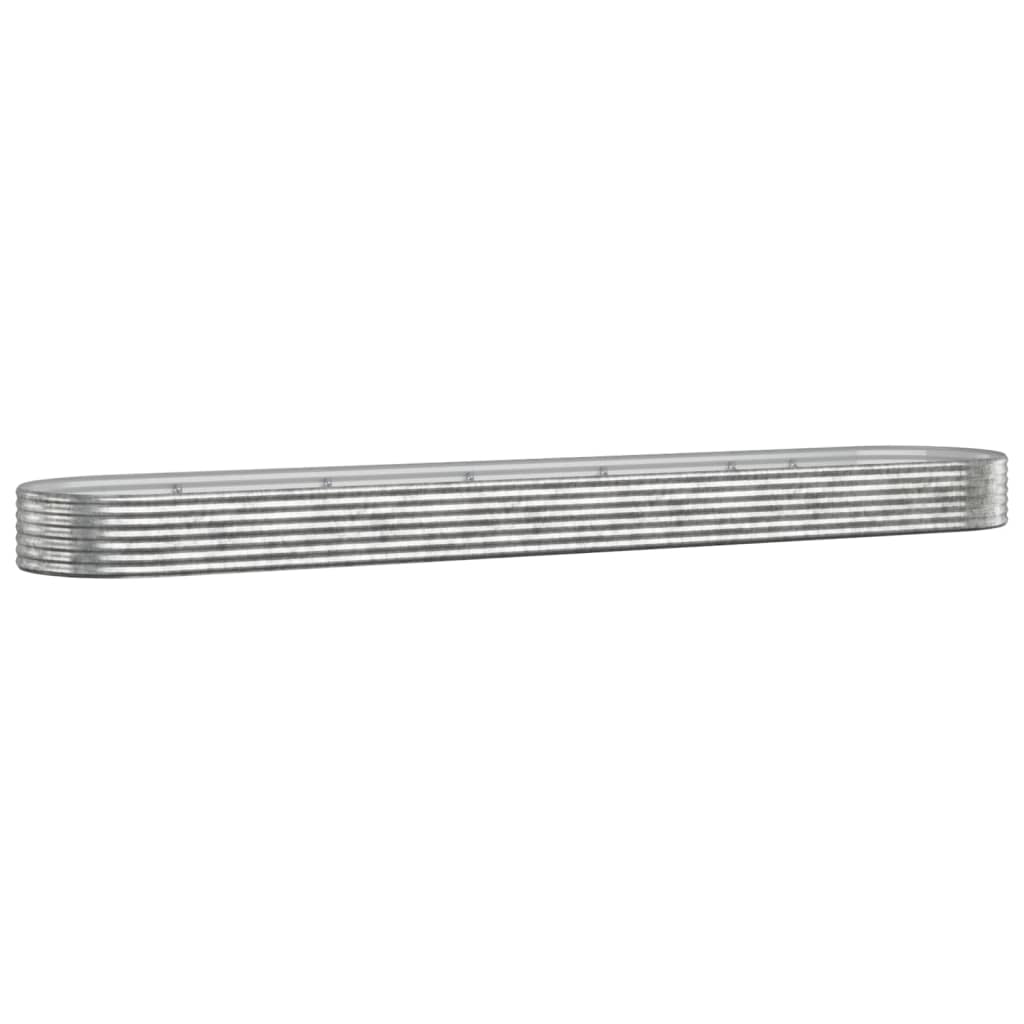 Strat înălțat grădină 507x100x36 cm oțel galvanizat GartenMobel Dekor