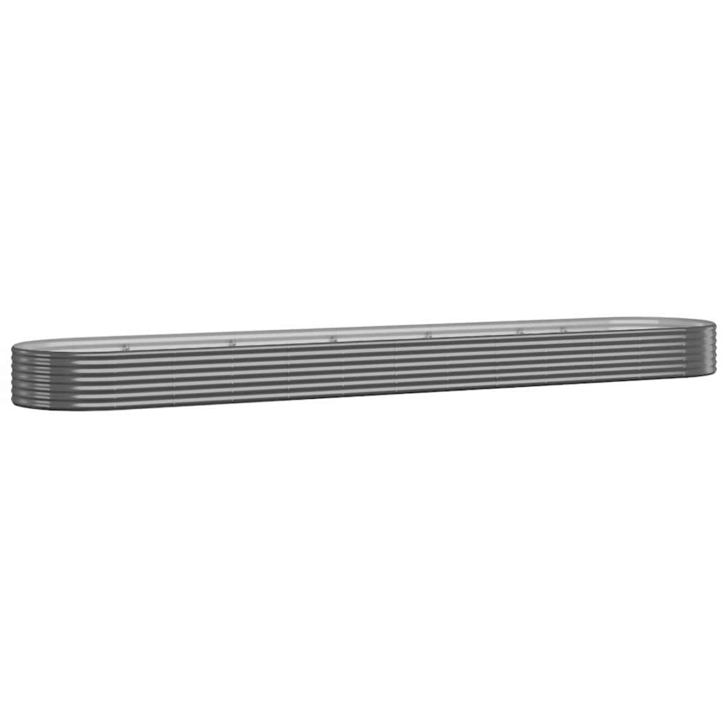 Strat înălțat grădină 507x100x36 cm oțel galvanizat GartenMobel Dekor