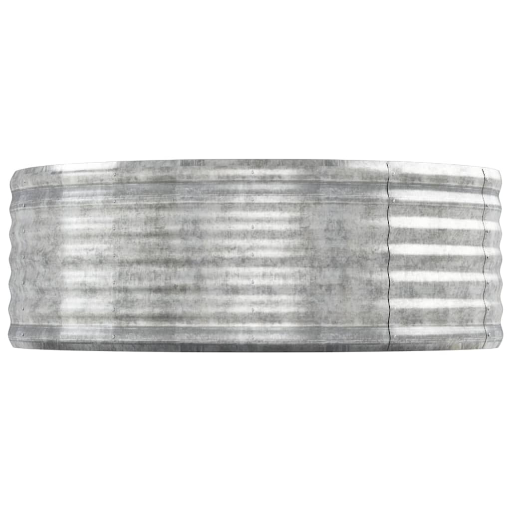 Strat înălțat grădină 544x100x36 cm oțel galvanizat GartenMobel Dekor
