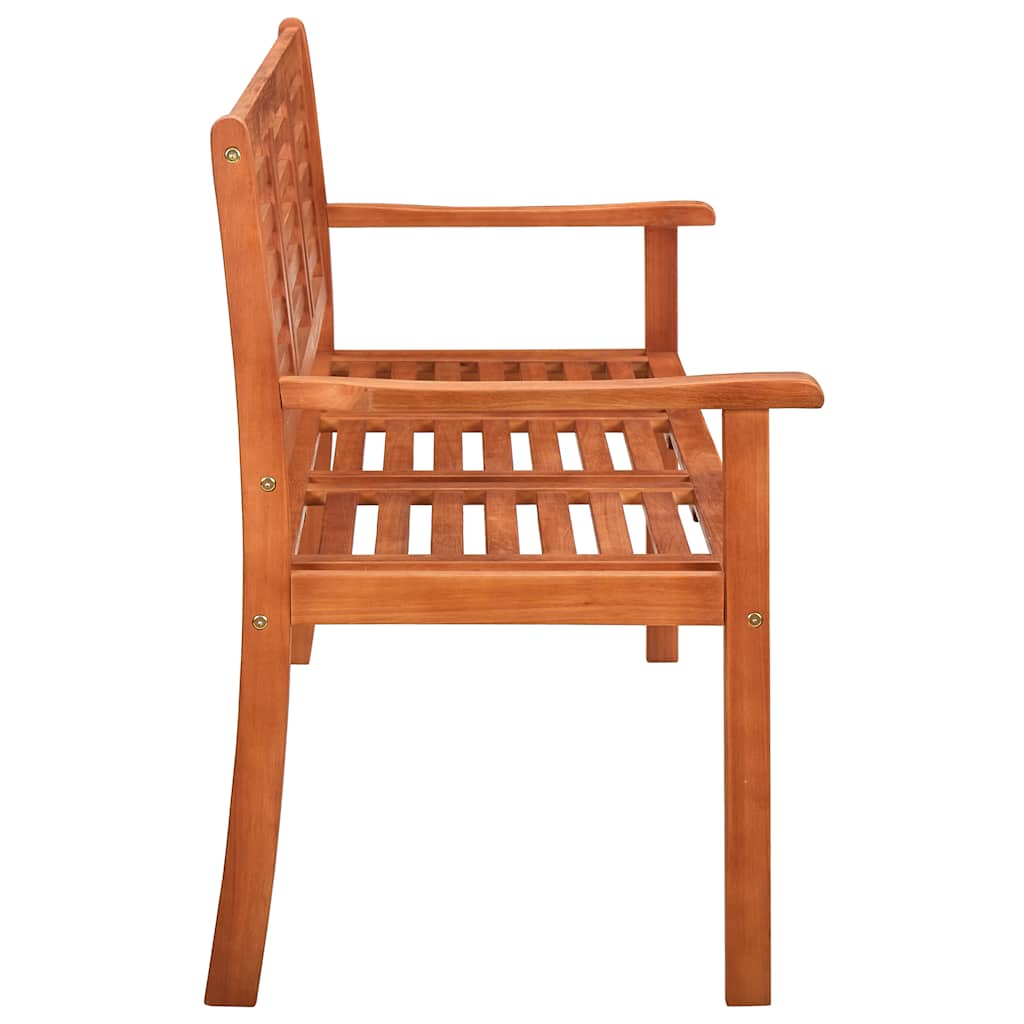 Bancă grădină 3 locuri, cu pernă, 150 cm, lemn masiv eucalipt GartenMobel Dekor