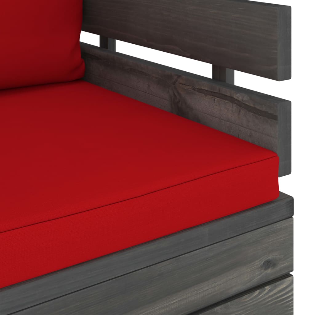 Fotoliu de grădină cu perne, lemn de pin GartenMobel Dekor