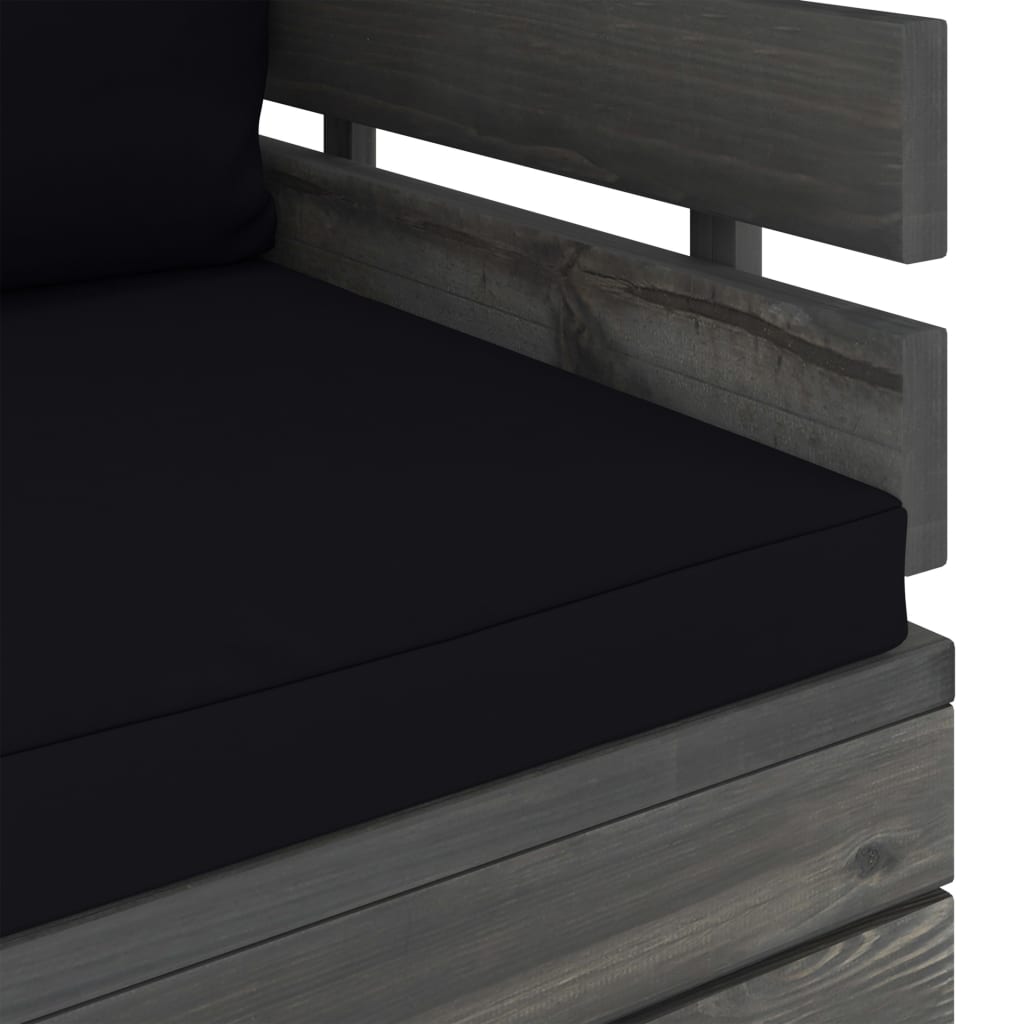 Fotoliu de grădină cu perne, lemn de pin GartenMobel Dekor