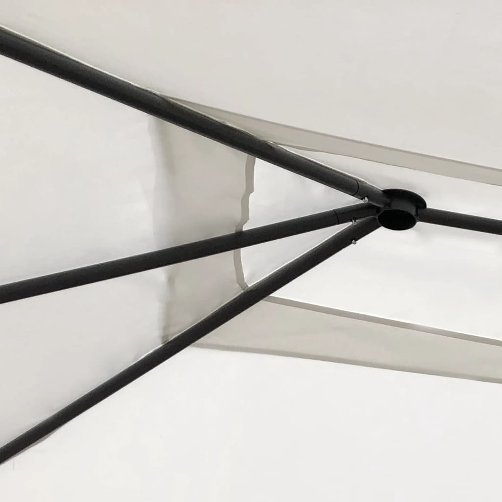 Pavilion cu huse pentru stâlpi, crem, 3x4x2,6 m, 160 g/m² GartenMobel Dekor