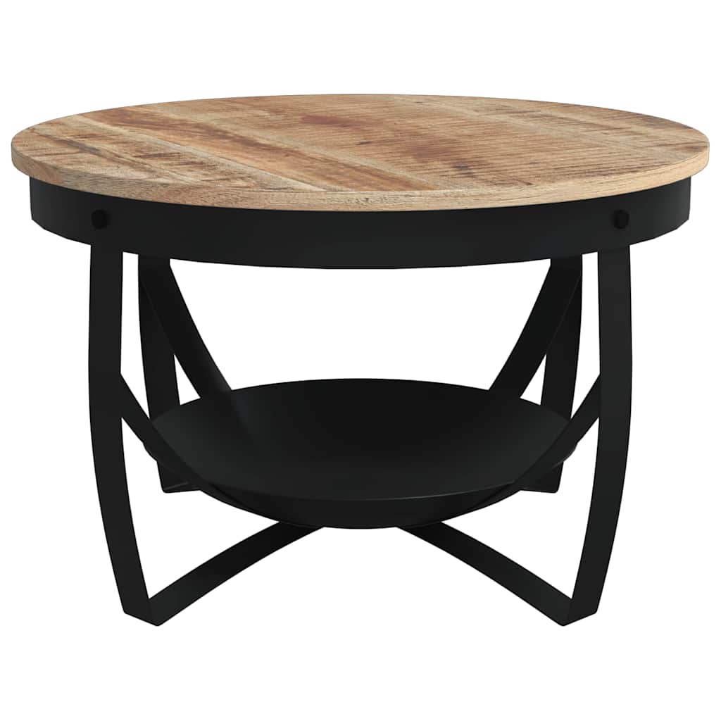 Măsuță de cafea, Ø68x43 cm, lemn de mango nefinisat GartenMobel Dekor