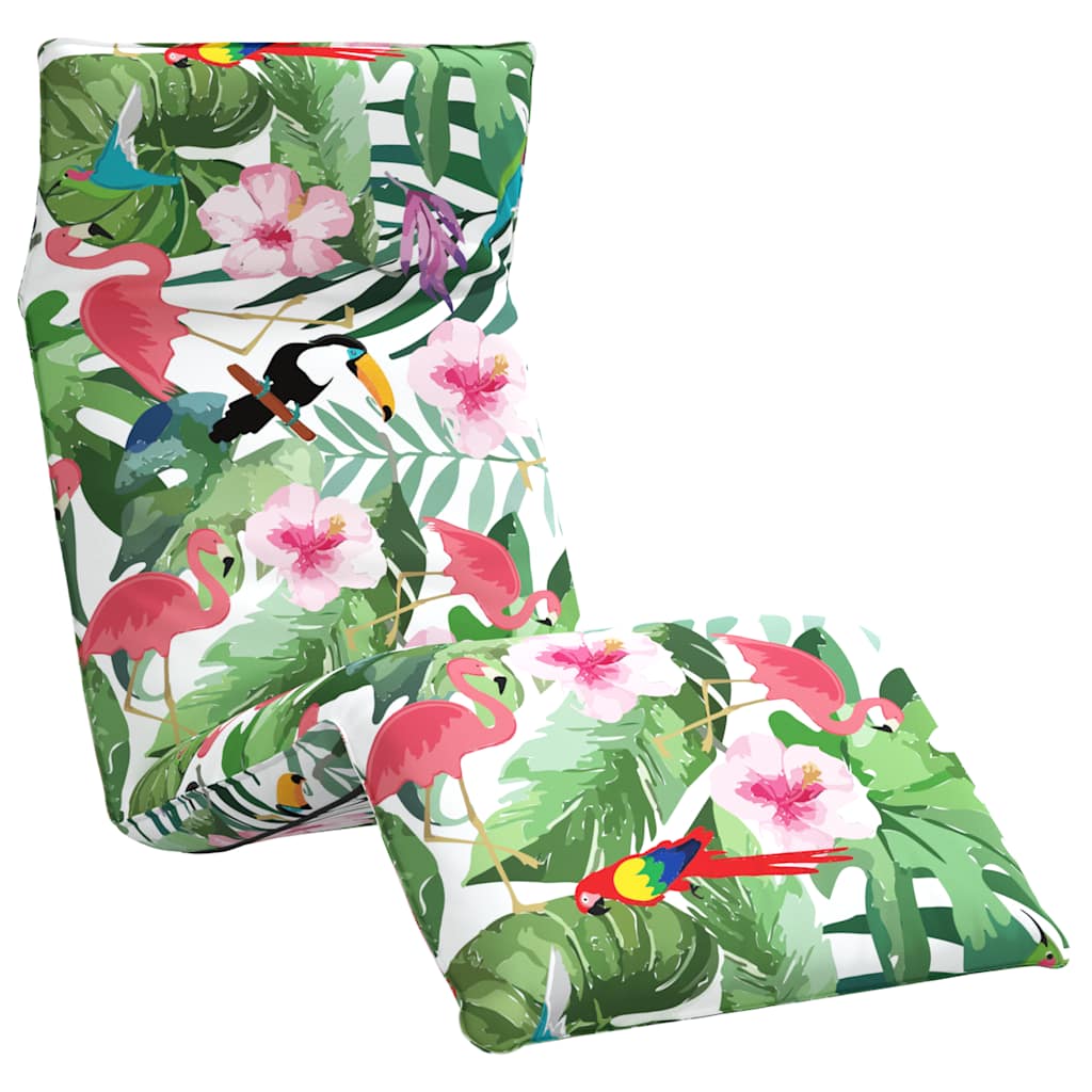 Șezlong pliabil, multicolor, 175x54x8,5 cm, țesătură Oxford GartenMobel Dekor