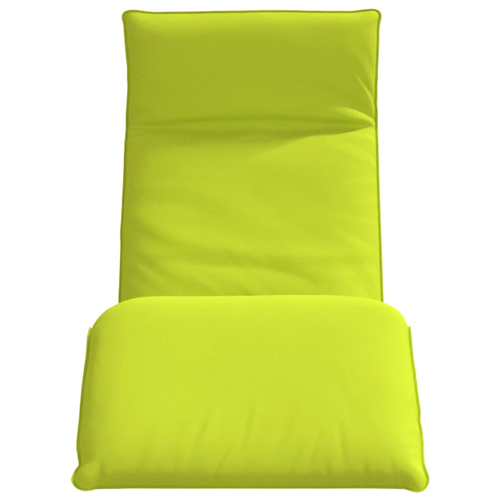 Șezlong pliabil, verde aprins, 175x54x8,5 cm, țesătură Oxford GartenMobel Dekor