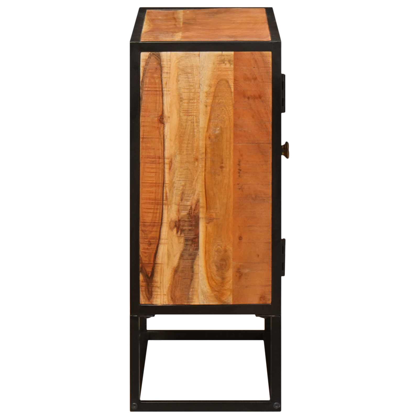 Bufet cu ușă Beta natural 70 x 30 x 75 cm Lemn Solid de Acacia GartenMobel Dekor