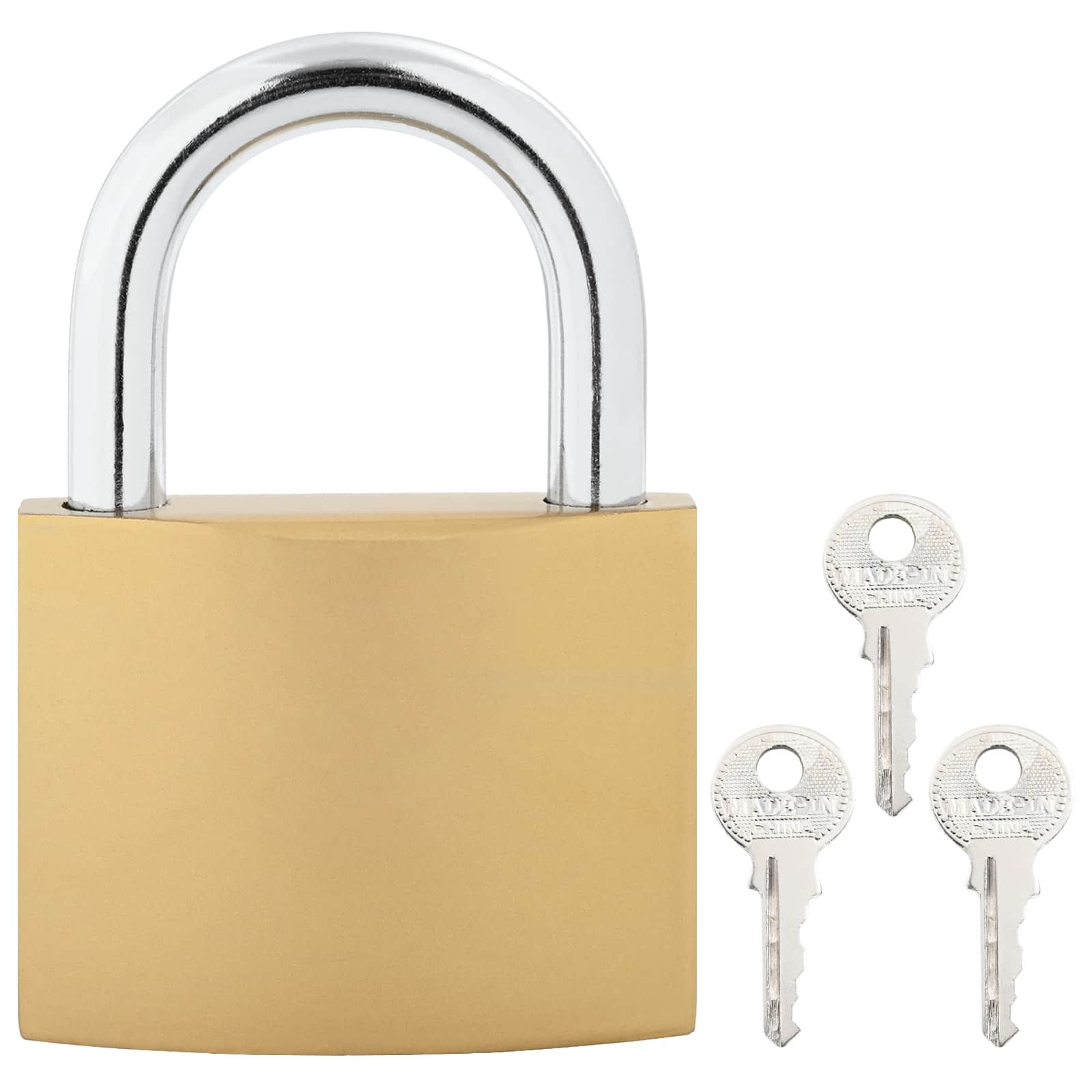 U Lock cu Chei Alamă 6 x 2 x 9,1 cm Fier GartenMobel Dekor