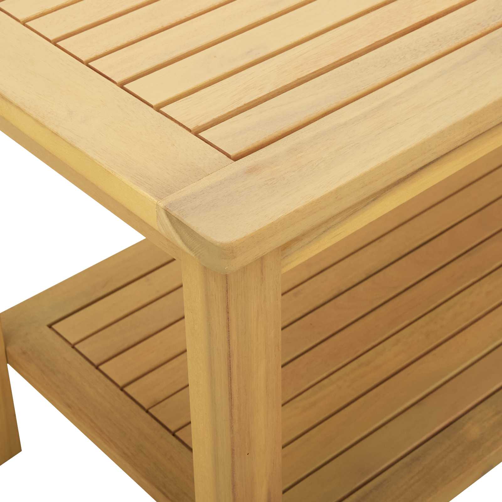 Masă laterală Ulei Natural 90 x 50 x 45 cm Lemn Solid de Acacia GartenMobel Dekor