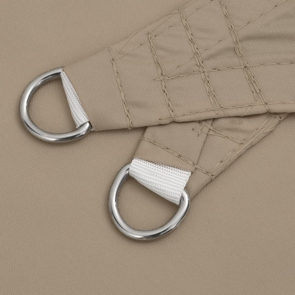 Parasolar, gri taupe, 5x6x6 m, țesătură oxford, triunghiular GartenMobel Dekor