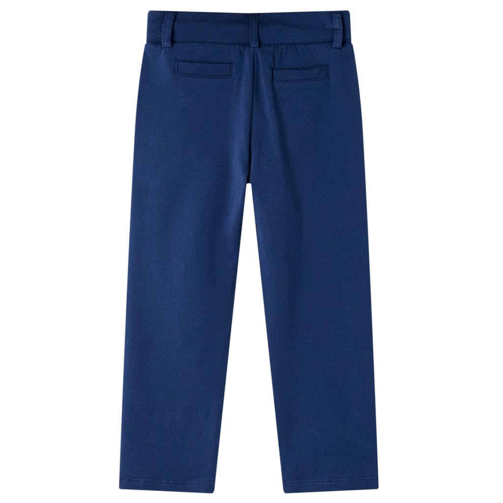 Pantaloni pentru copii cu șnur, bleumarin, 104 GartenMobel Dekor