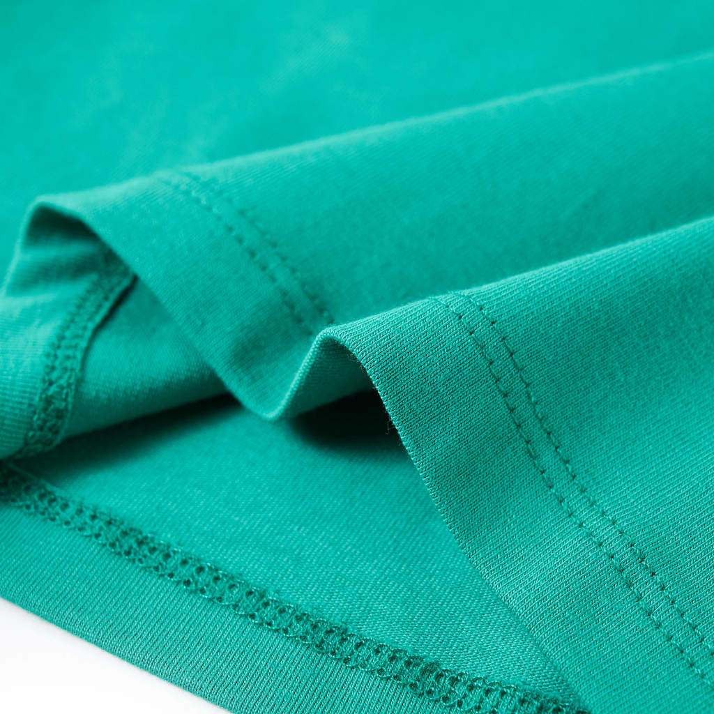 Tricou de copii cu mâneci lungi, verde aprins, 116 GartenMobel Dekor