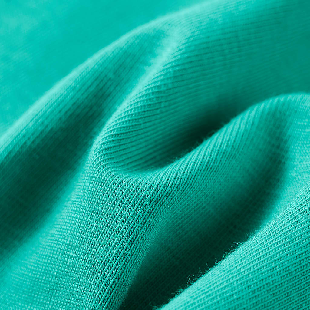 Tricou de copii cu mâneci lungi, verde aprins, 128 GartenMobel Dekor