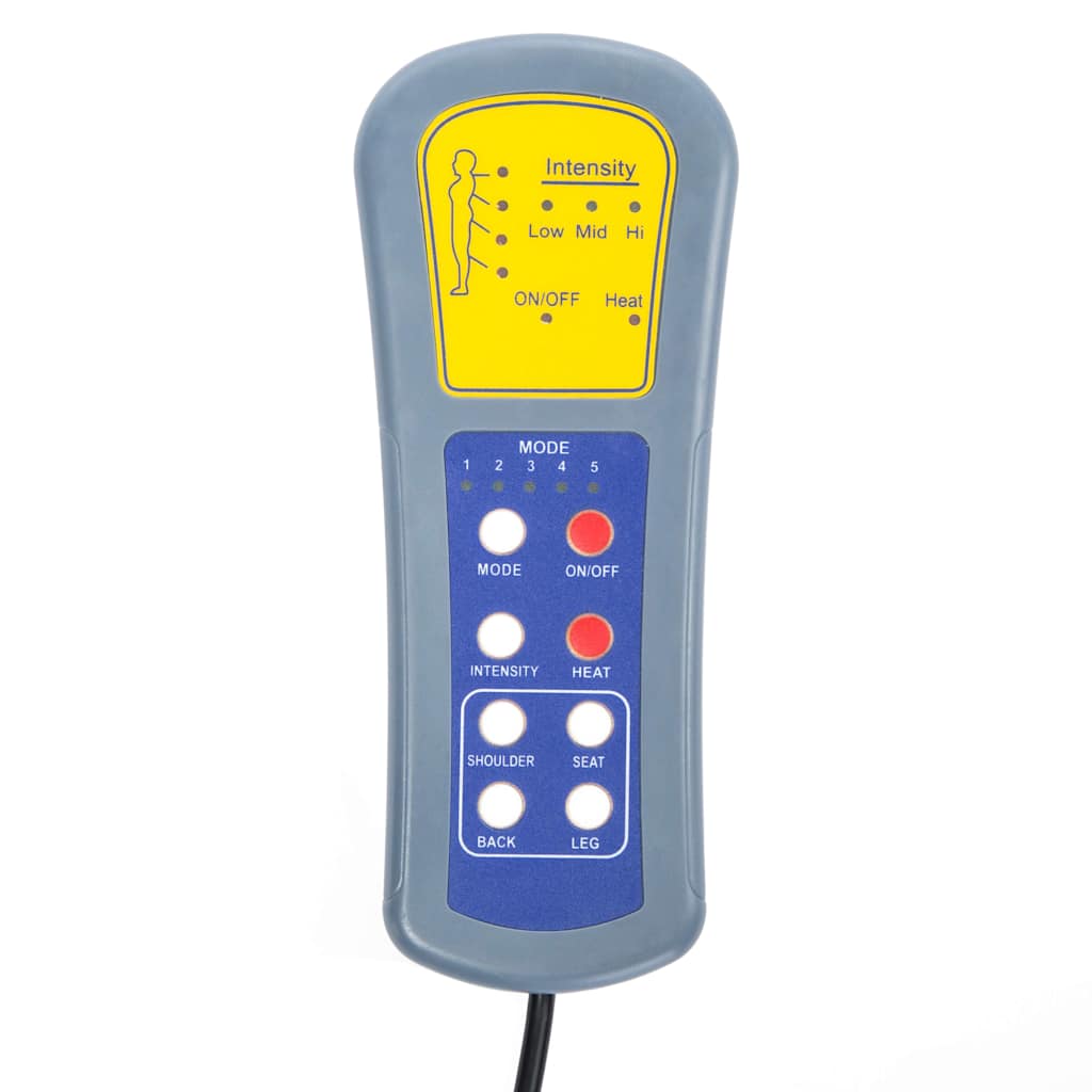 Fotoliu de masaj balansoar, crem, piele ecologică GartenMobel Dekor