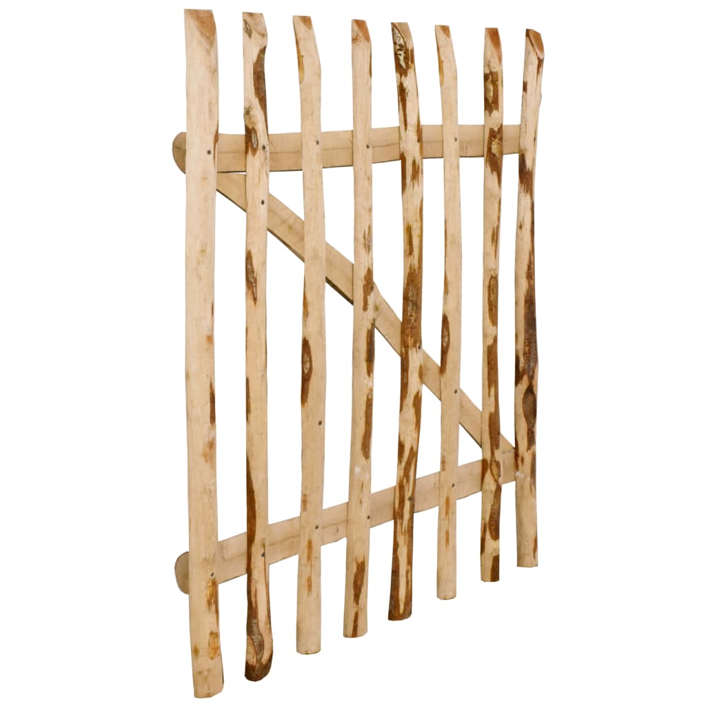 Poartă de gard, lemn de alun 100x120 cm GartenMobel Dekor