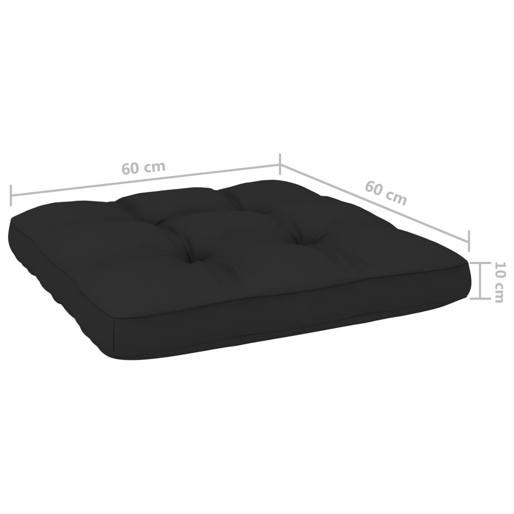 Set mobilier de grădină cu perne, 3 piese, lemn de pin tratat GartenMobel Dekor
