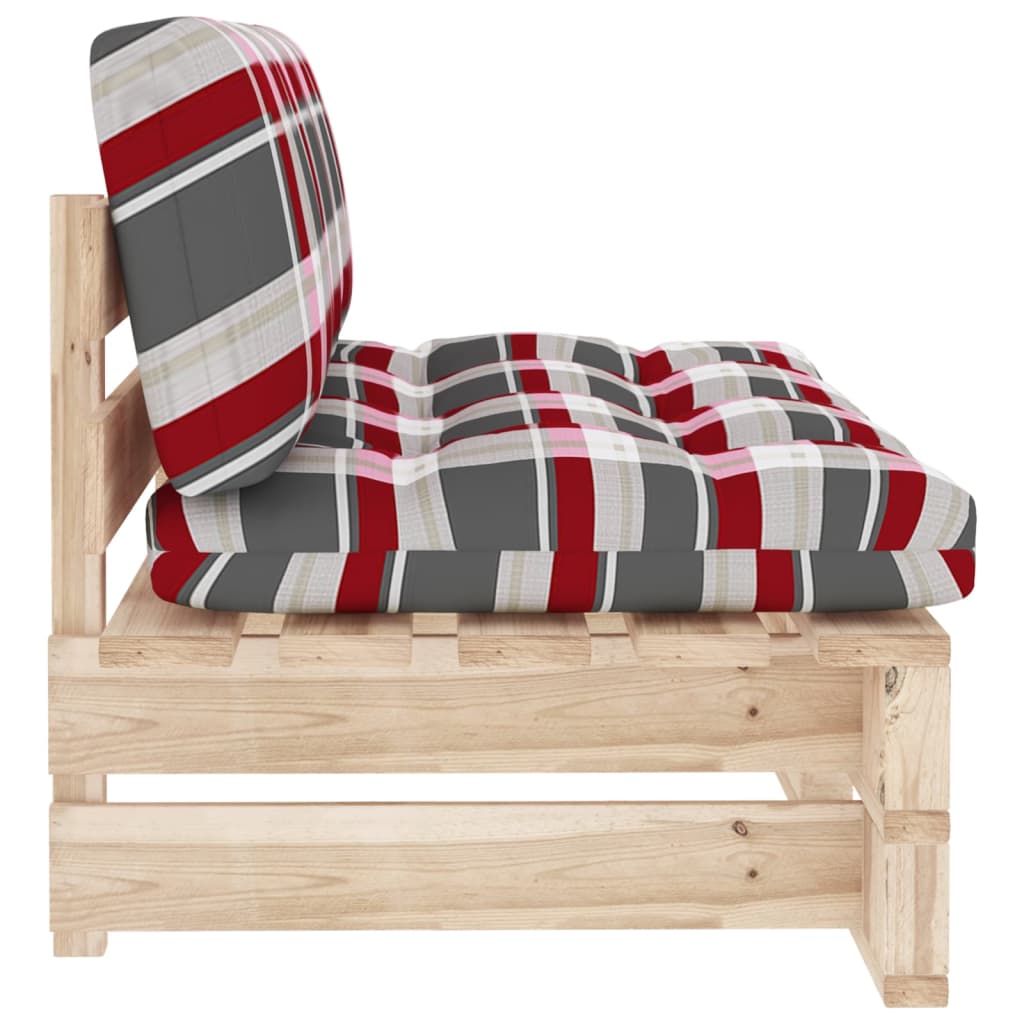 Canapea de mijloc de grădină din paleți, lemn de pin tratat GartenMobel Dekor