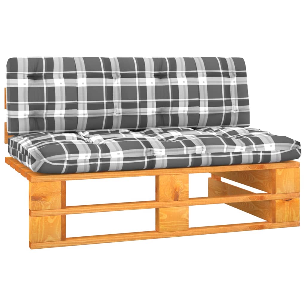 Canapea mijloc grădină din paleți, maro miere, lemn pin tratat GartenMobel Dekor