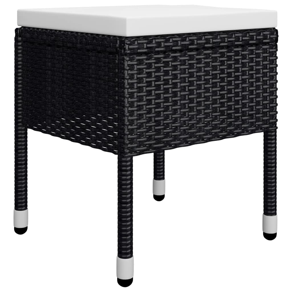 Set mobilier de grădină, 5 piese, negru GartenMobel Dekor